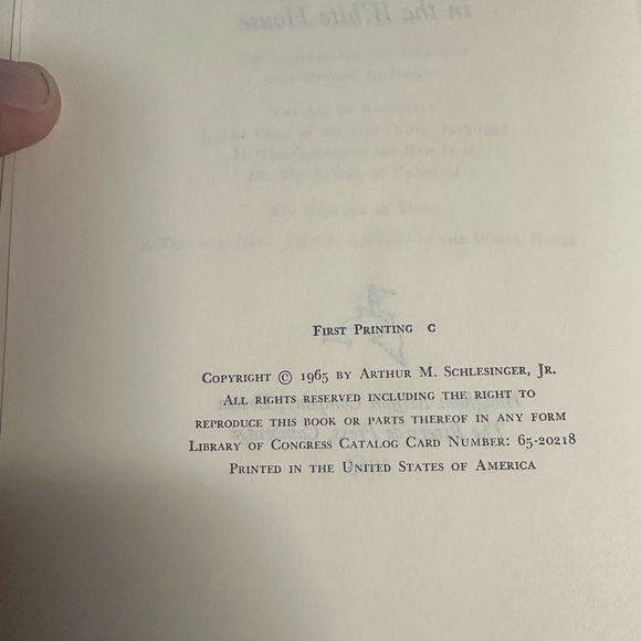 A Thousand Days JFK in White House Hard Covor First Edition! - Picture 4 of 5